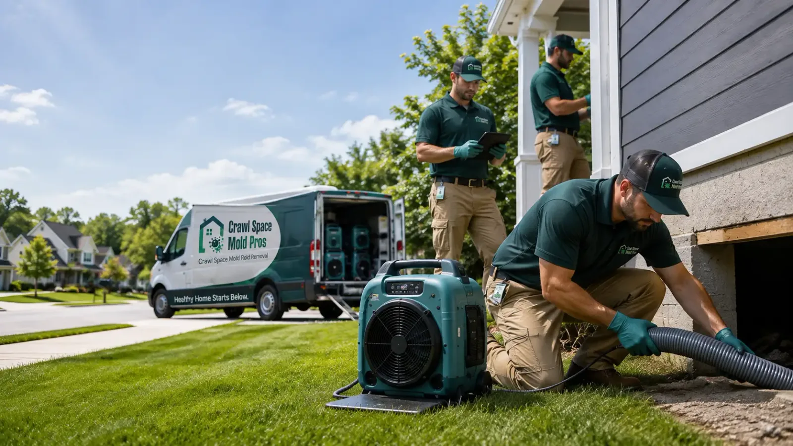 Crawl Space Mold Removal in Mclean, NE